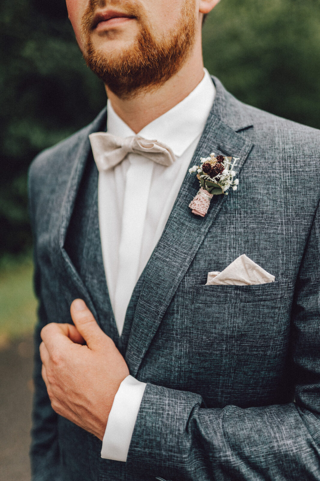 Nahaufnahme Bräutigam