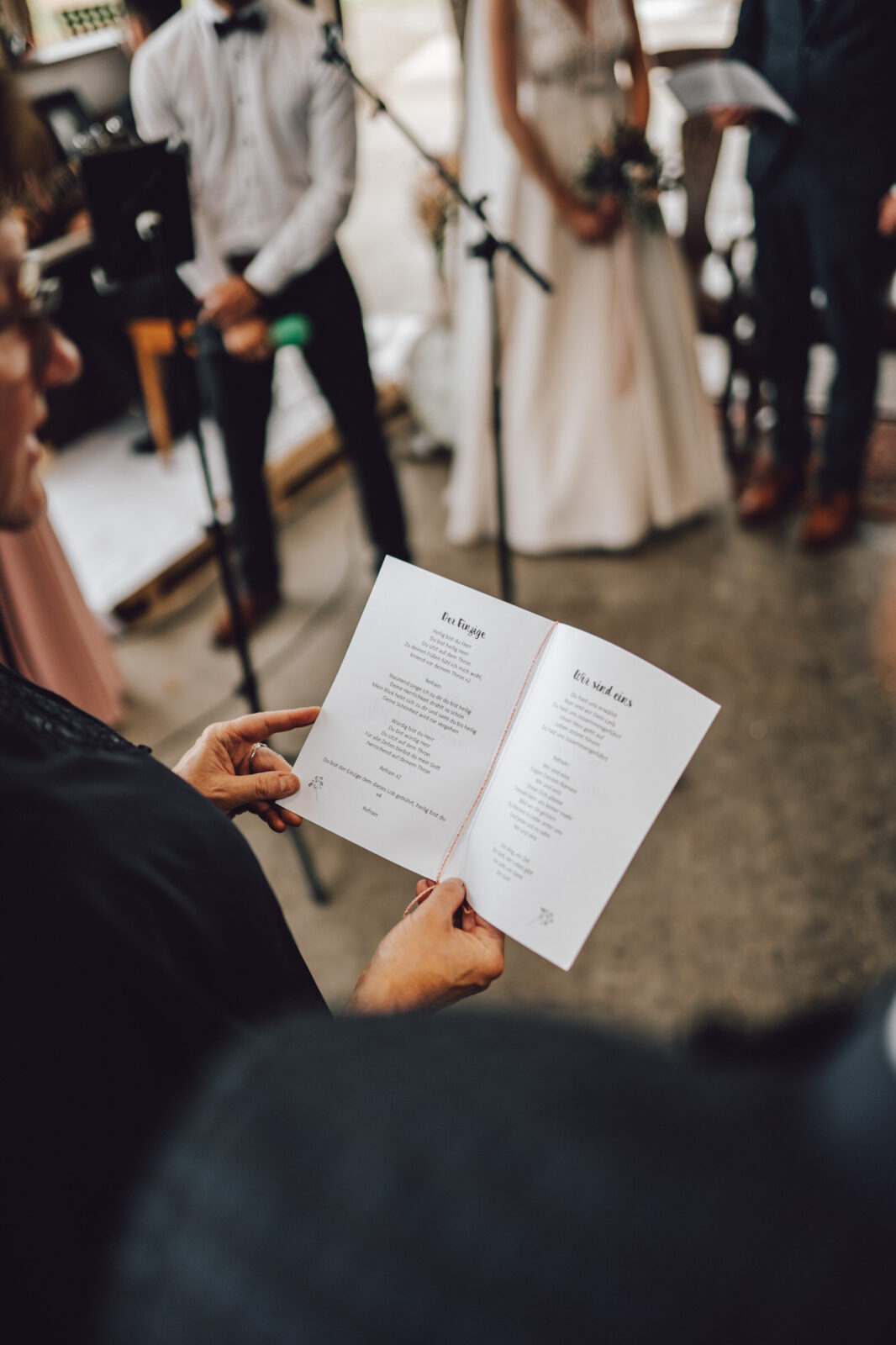 Foto vom Gesangsbuch