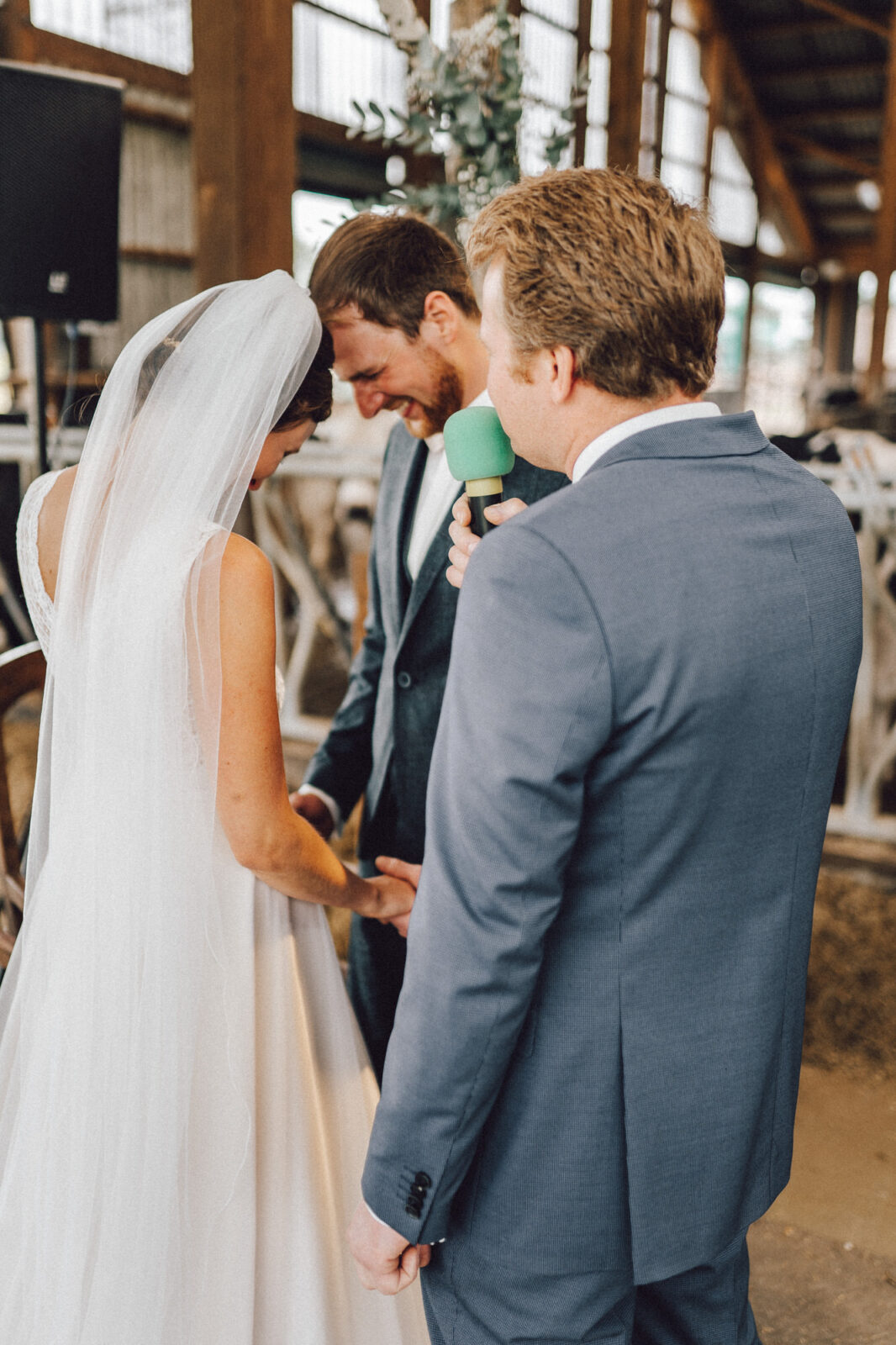 Trauredner traut paar