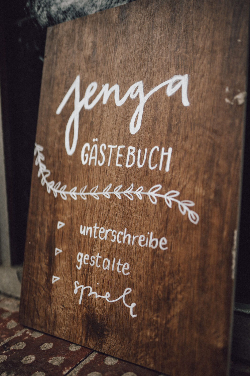 Gästebuchtafel
